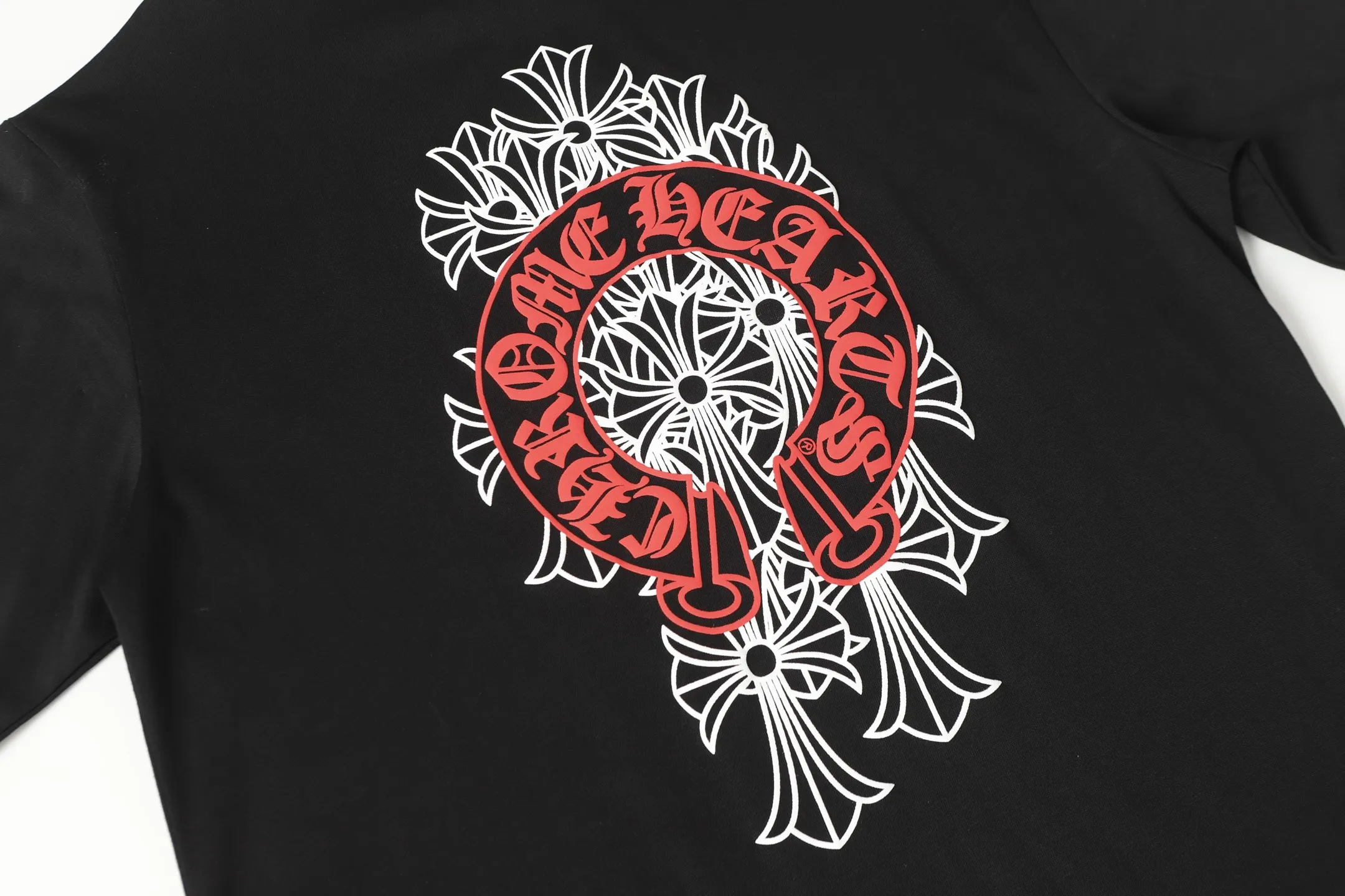 P160 Cross-border model. Those who pursue quality, please do not place an order. -Chrome Hearts/Chrome Heart Sanskrit Cross✝️Print popular long-sleeved T-shirt -High weight, high density and high quality. The wool is soft, delicate and skin-friendly. It feels soft and silky. It has excellent warmth and skin-friendly properties.